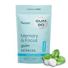 Neuro Memory & Focus Gum - Peppermint