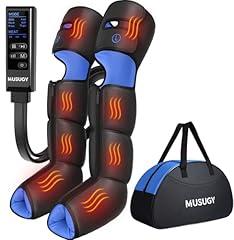 Musugy Leg Massager with Heat and Compression