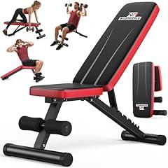 NICEPEOPLE Foldable Adjustable Weight Bench for Home Gym