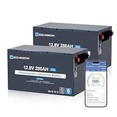ECO-WORTHY 12V 280Ah LiFePO4 Battery Pack