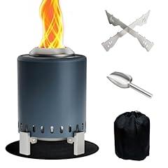 Mini Smokeless Portable Fire Pit, Blue