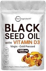 Micro Ingredients Black Seed Oil Softgels