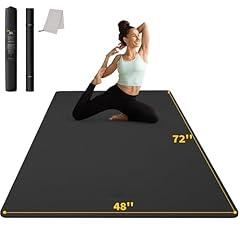 CAMBIVO Large Yoga Mat 6'x 4'