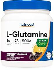 Nutricost L-Glutamine Powder Blackberry Lemonade