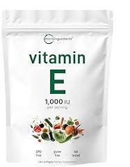 Micro Ingredients Vitamin E 1000 IU Softgels