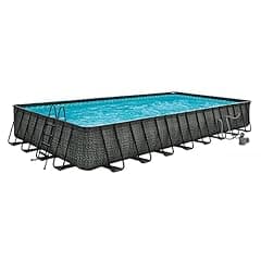 Funsicle Oasis Rectangular Frame Pool Set