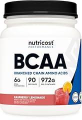 Nutricost BCAA Powder Raspberry Lemonade 90 Servings