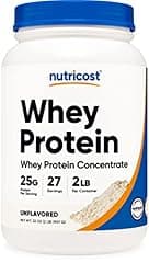 Nutricost Whey Protein Concentrate Unflavored 2LBS