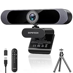 DEPSTECH 4K Ultra HD Webcam with Zoom