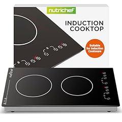 NutriChef Dual Induction Cooktop