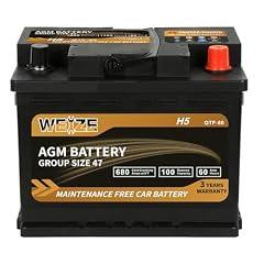 Weize Platinum AGM Automotive Battery 12V 60Ah