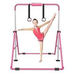 RINREA Adjustable Gymnastic Training Bar for Kids
