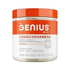 Genius Consciousness Brain Supplement Powder Mango