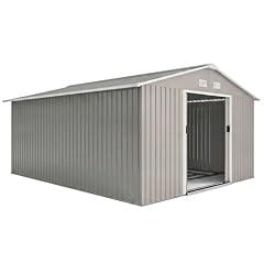 Outsunny Outdoor Storage Shed with Foundation Kit