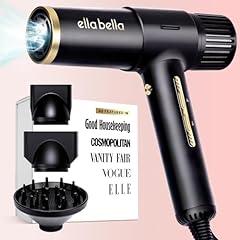 ELLA BELLA Ionic Salon Hair Dryer with Diffuser