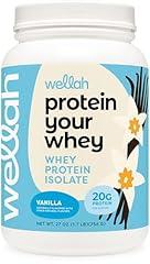 Wellah Vanilla Whey Protein Isolate