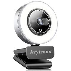 Avytronx 2K Webcam with Mic & Light
