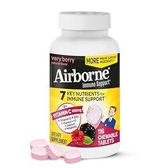 Airborne Very Berry Chewable Immune Support Tablets