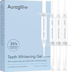 Auraglow Teeth Whitening Gel Refill Pack, 35% Carbamide Peroxide