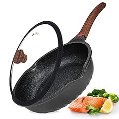 Vinchef Nonstick Deep Frying Pan with Lid