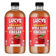 Lucy's Organic Raw Apple Cider Vinegar, 34oz (2 Pack)