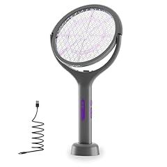 Rechargeable Electric Fly Swatter with Telescopic Handle