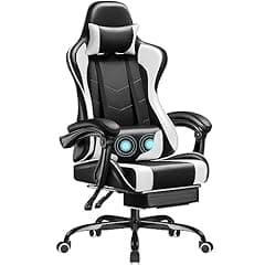 Homall Gaming Chair with Footrest and Massage Lumbar Support