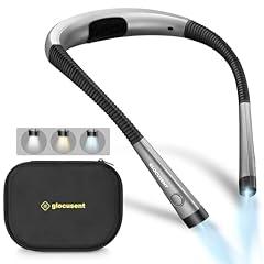 Glocusent Rechargeable Book Light with Case