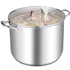 TeamFar 24QT Stainless Steel Stock Pot