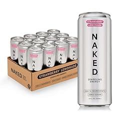 Naked Sparkling Energy Drink - Strawberry Lemonade