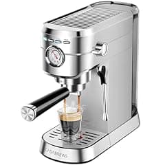 CASABREWS 20 Bar Espresso Machine Silver