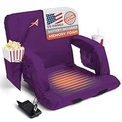 Heated Stadium Seat with Back Support