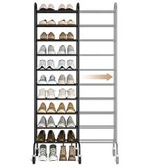 Storage Maniac 10-Tier Expandable Shoe Rack