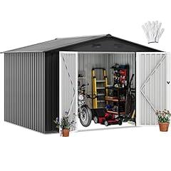 DWVO Outdoor Metal Storage Shed