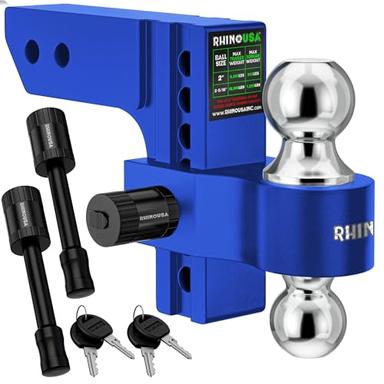 Adjustable trailer hitch