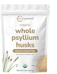 Micro Ingredients Organic Whole Psyllium Husks