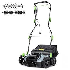 GarveeLife Electric Lawn Dethatcher Scarifier