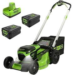 Greenworks 60V 21" Cordless Lawn Mower with LED Lights