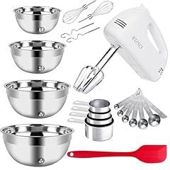 WEPSEN 5-Speed Electric Hand Mixer Set