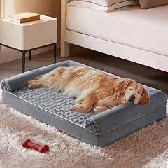 BFPETHOME Orthopedic Waterproof Dog Bed for Large Dogs