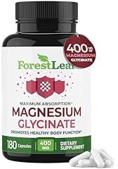 ForestLeaf Magnesium Glycinate 400mg Supplement