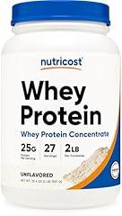 Nutricost Whey Protein Concentrate Unflavored 2LBS
