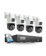 ZOSI 4K Dual-Lens PoE Security Camera System