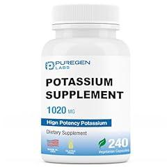 Puregen Labs Potassium Bicarbonate Supplement 1020 mg