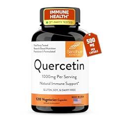 Sandhu's Quercetin 1000mg Immune & Cardiovascular Support