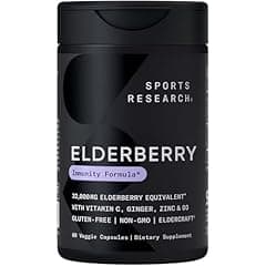 Sports Research Elderberry + D3 5000iu Immune Support