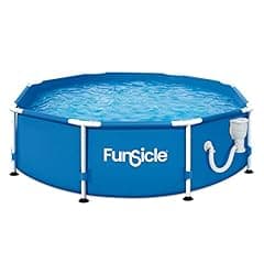 Funsicle 8' Outdoor Round Swimming Pool Set