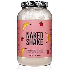 Naked Shake Vegan Protein Powder Strawberry Banana