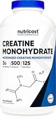 Nutricost Micronized Creatine Monohydrate 3,000mg 500ct