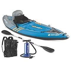 Sevylor QuickPak K1 Inflatable Kayak with Accessories